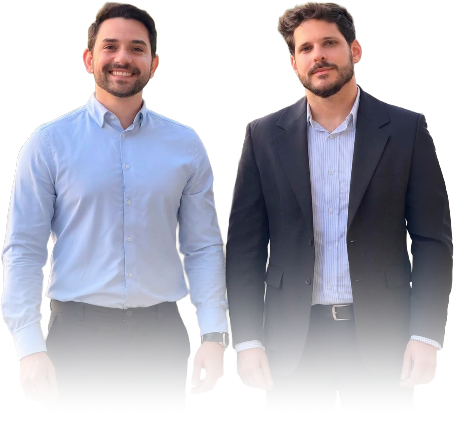 Berg Lima e David Brandão, fundadores da Lutz Imóveis